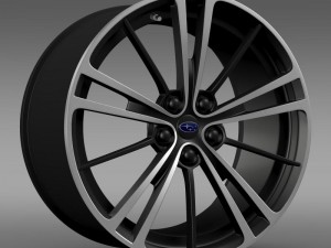 subaru brz rim 3D 模型