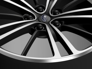 subaru brz rim 3D 模型