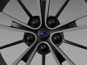 subaru brz rim 3D 模型