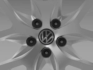 volkswagen crosspolo 2014 rim 3D Model