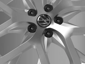volkswagen crosspolo 2014 rim 3D Model