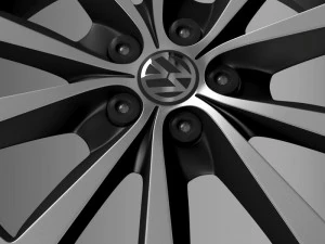 volkswagen polo 2014 rim 3D Model