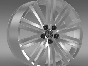 volkswagen polo bluegt rim 3Dモデル