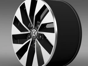 フォルクスワーゲン ポロ ブルーモーション リム 3Dモデル