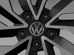 volkswagen polo bluemotion rim 3D Модель