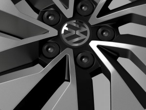 volkswagen polo bluemotion rim 3D Модель