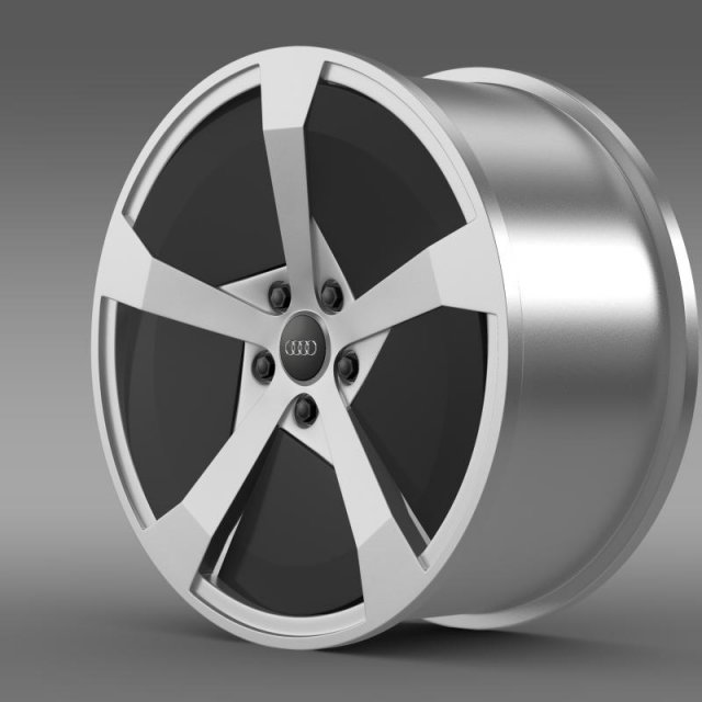 audi r8 e tron 2013 rim Modèle 3D .c4d .max .obj .3ds .fbx .stl .blend 