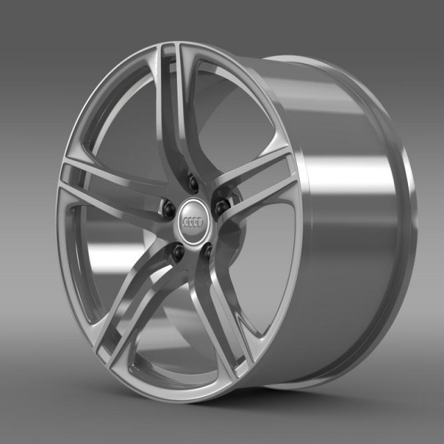 audi r8 gt rim Modèle 3D .c4d .max .obj .3ds .fbx .stl .blend 