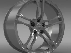 audi r8 gt rim 3D Model