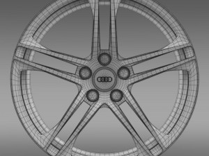 audi r8 gt rim Modèle 3D