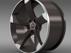 audi r8 spyder rim 3D Model