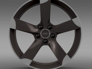 audi r8 spyder rim 3D Model