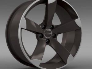 audi r8 spyder rim 3D Model