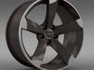 audi r8 spyder rim 3D Model