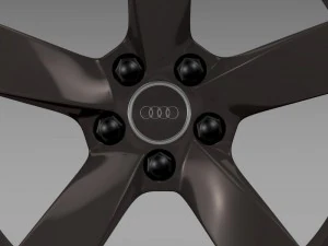 audi r8 spyder rim 3D Model