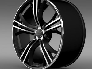 audi r8 v10 exclusive rim 3D Модель