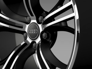 audi r8 v10 exclusive rim 3D Model