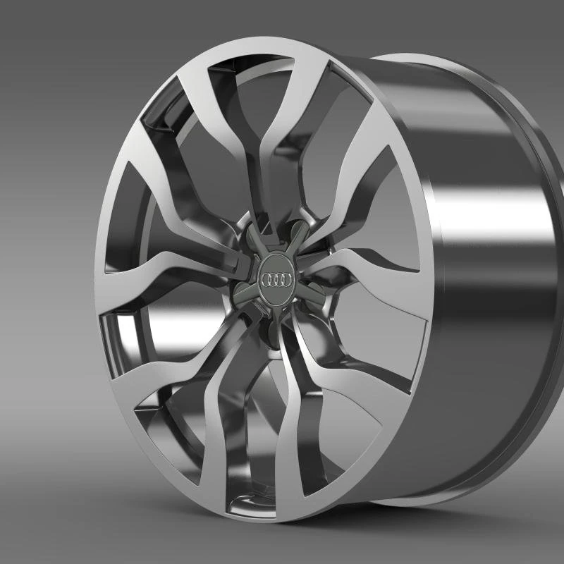 audi r8 v10 spyder 2013 rim 3D Model .c4d .max .obj .3ds .fbx .stl .blend 