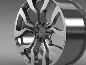audi r8 v10 spyder 2013 rim 3D Model