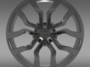 audi r8 v10 spyder 2013 rim 3D मॉडल