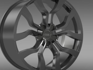audi r8 v10 spyder 2013 rim 3D मॉडल