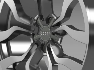 audi r8 v10 spyder 2013 rim 3D मॉडल