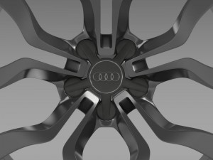 audi r8 v10 spyder 2013 rim 3D मॉडल