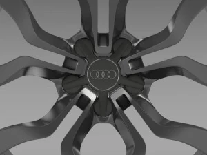 audi r8 v10 spyder 2013 rim 3D Model