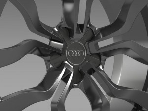 audi r8 v10 spyder 2013 rim 3D मॉडल