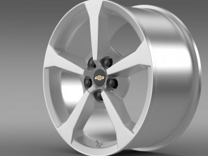 chevrolet camaro convertible 2014 rim Modello 3D