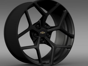 chevrolet camaro z28 2014 rim 3D Модель