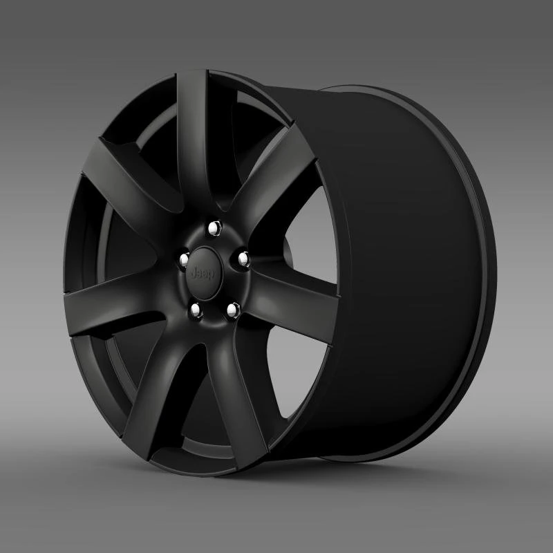 jeep wrangler anlimited altitude 2014 rim 3D Model .c4d .max .obj .3ds .fbx .stl .blend