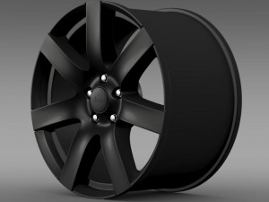 jeep wrangler anlimited altitude 2014 rim 3D Model