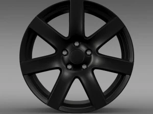 jeep wrangler anlimited altitude 2014 rim 3D Model