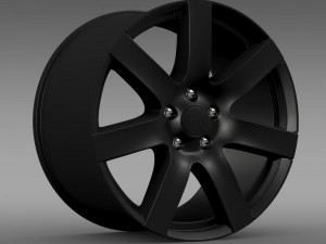 jeep wrangler anlimited altitude 2014 rim 3D Model