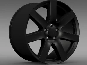 jeep wrangler anlimited altitude 2014 rim 3D Model