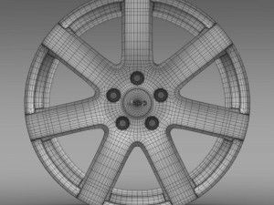 jeep wrangler anlimited altitude 2014 rim 3D Model