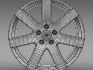 jeep wrangler anlimited altitude 2014 rim 3D Model