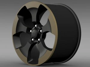 pelek jeep wrangler dragon edisi 2014 Model 3D