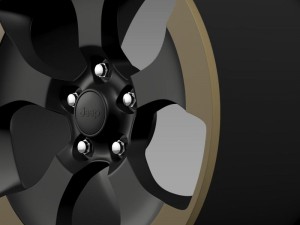 jeep wrangler dragon edition 2014 rim 3D Model