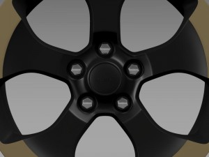 jeep wrangler dragon edition 2014 rim 3D Model