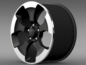 jeep wrangler polar 2014 rim 3D Model