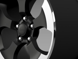 jeep wrangler polar 2014 rim 3D Модель