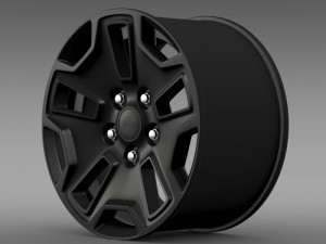 jeep wrangler willys wheeler edition 2014 rim 3D Model