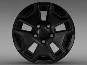 jeep wrangler willys wheeler edition 2014 rim 3D 모델