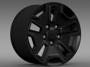 jeep wrangler willys wheeler edition 2014 rim 3D 모델