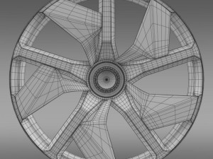 lamborghini aventador j rim 3D Model