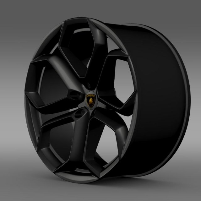 lamborghini aventador rim Modelo 3D .c4d .max .obj .3ds .fbx .stl .blend 