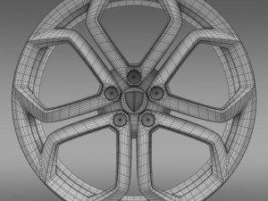 lamborghini aventador rim Modelo 3D