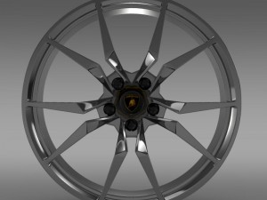 lamborghini aventador roadster rim 3D Model